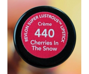 Son Revlon 440 Cherries In The Snow Super Lustrous Lipstick