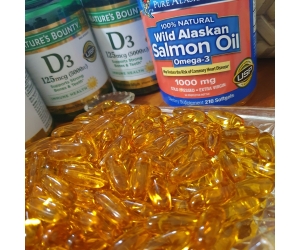 Viên uống Omega-3 Wild Alaskan salmon oil 1000mg. 180v