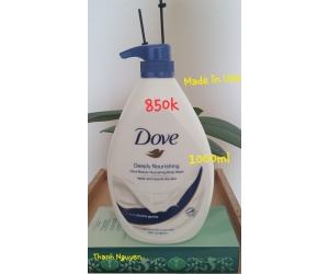 Sữa tắm Dove Deeeply Nourising Microbiome gentle phục hồi da khô 1000ml