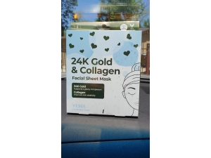 Mặt nạ giấy 24k gold collagen Yesul facial sheet mask.